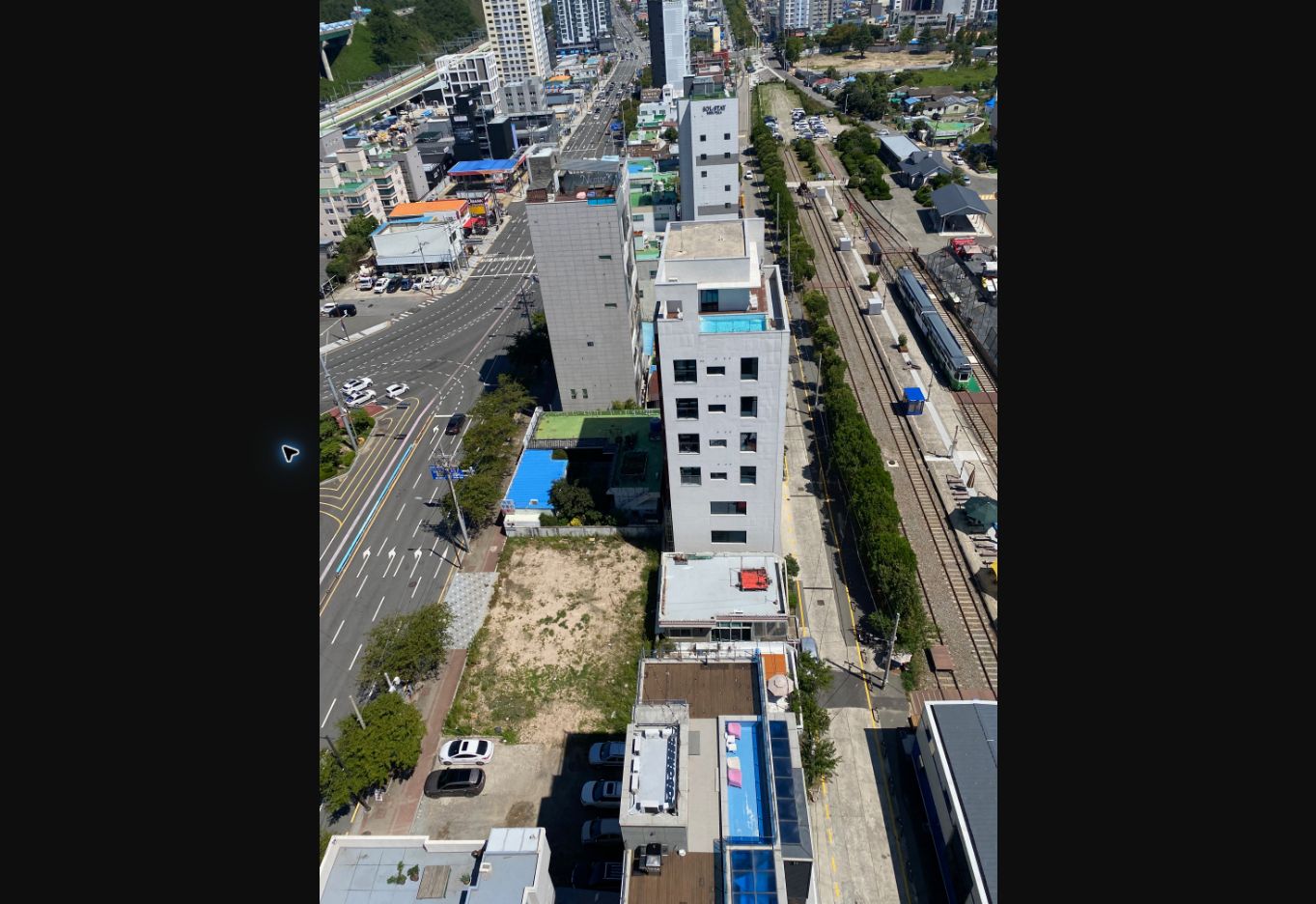부산 송정해수욕장과 푸른 바다 풍경